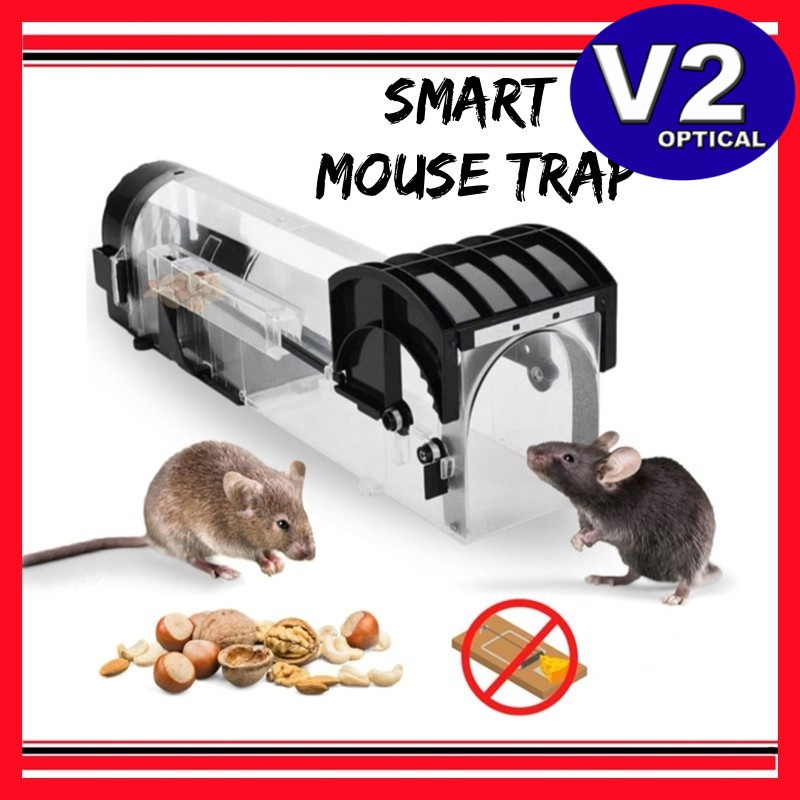 Smart Transparent Mouse Trap Rat Rodents Cage Rat Trap Box Automatic ...