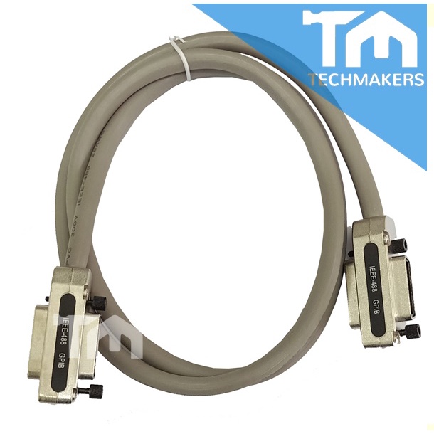 IEEE-488 GPIB Cable Connector Cord with Metal Hood 1.5Meter Quality Tested GOOD Communication Cable TechMakers