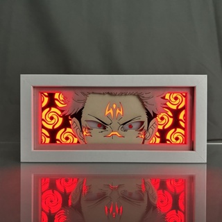 Anime Light Box Jujutsu Kaisen Sukuna Yuji Itadori Eye Face Lamp