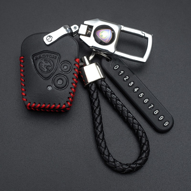 For Proton Persona / New Saga / Saga / Gen2 Leather Car Key Cover ...