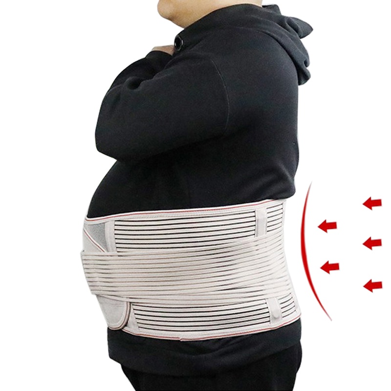 Large Size 4XL 5XL 5 Keel High Elastic Waist Posture Correction Brace ...