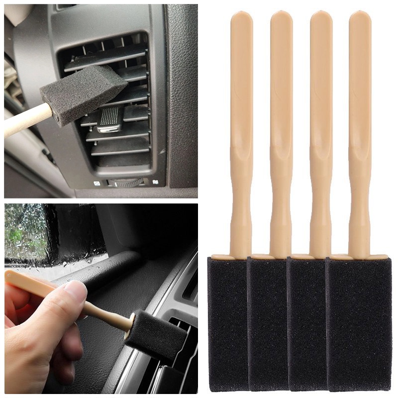 Car Air Conditioner Vent Cleaning Brush Universal Automobile Grille