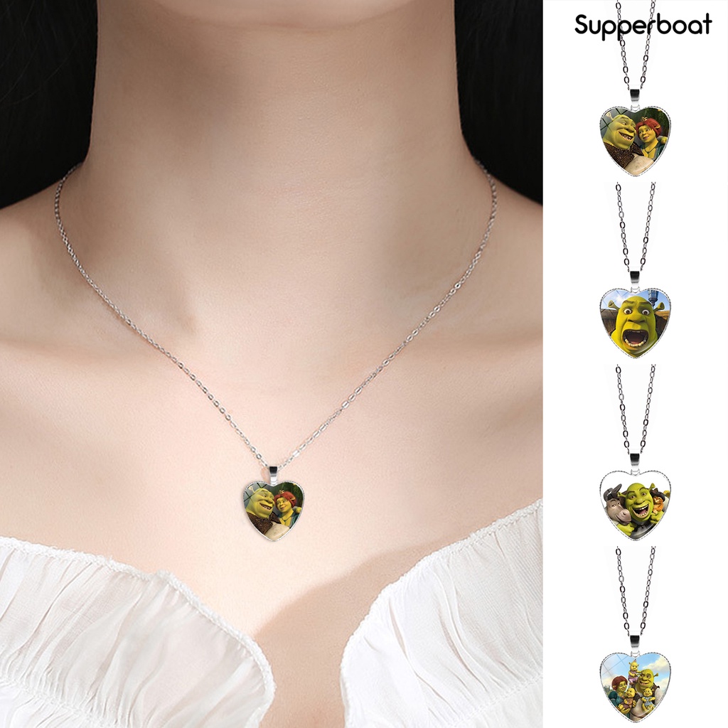 Women's Cute Axolotl Necklace – Heart Faux Crystal, Adjustable Alloy Chain, Platinum Silver Color, Gift Boxed - View #6