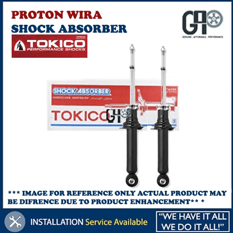 PROTON WIRA 1.5 SE REAR TOKICO SHOCK ABSORBER (GAS TYPE) 2PCS | Shopee ...