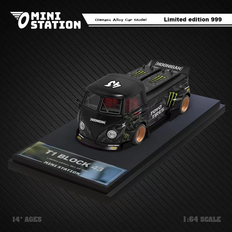 MINI STATION 1/64 HOONIGAN RWB VW T1 PICKUP BLOCK43 | Shopee Malaysia