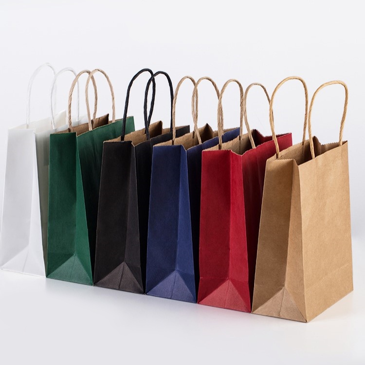 SHIOK Thick Kraft Reusable Paper Bag With Handles For Doorgift ...