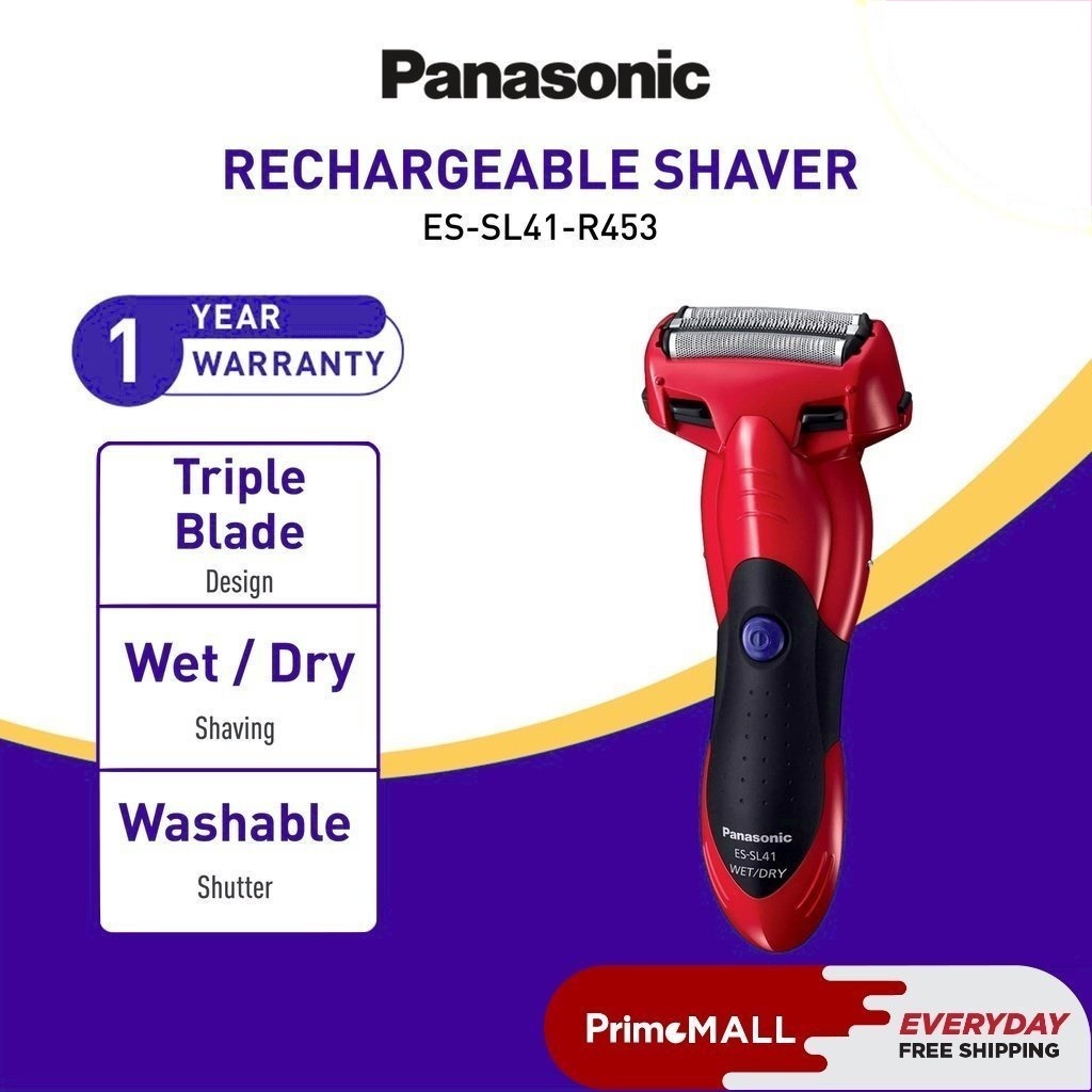 PANASONIC ES-SL41R Rechargeable Shaver Trimmer ES-SL41-R453 Triple ...