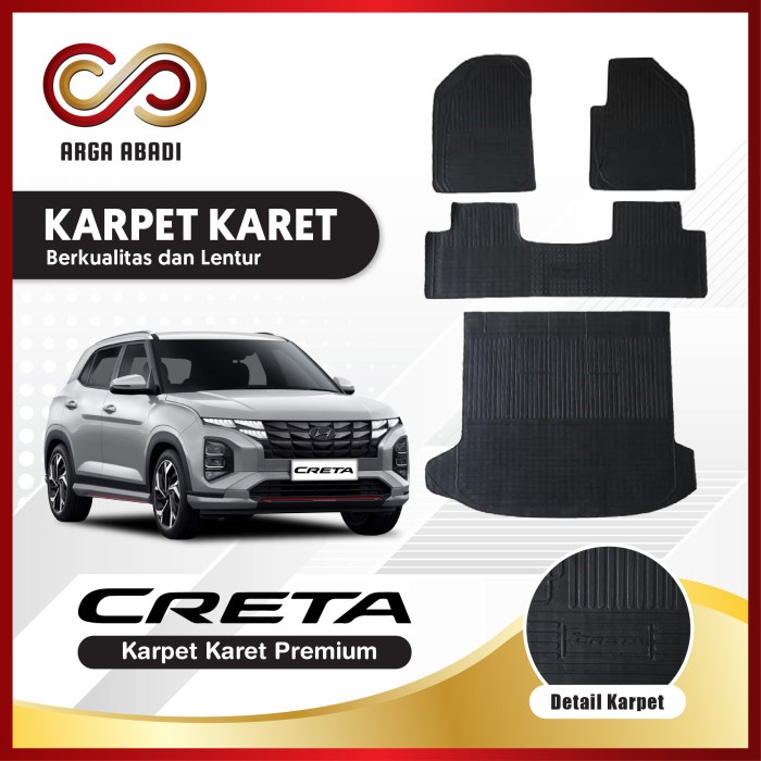 Hyundai Creta Car Carpet Full Set | Shopee Malaysia