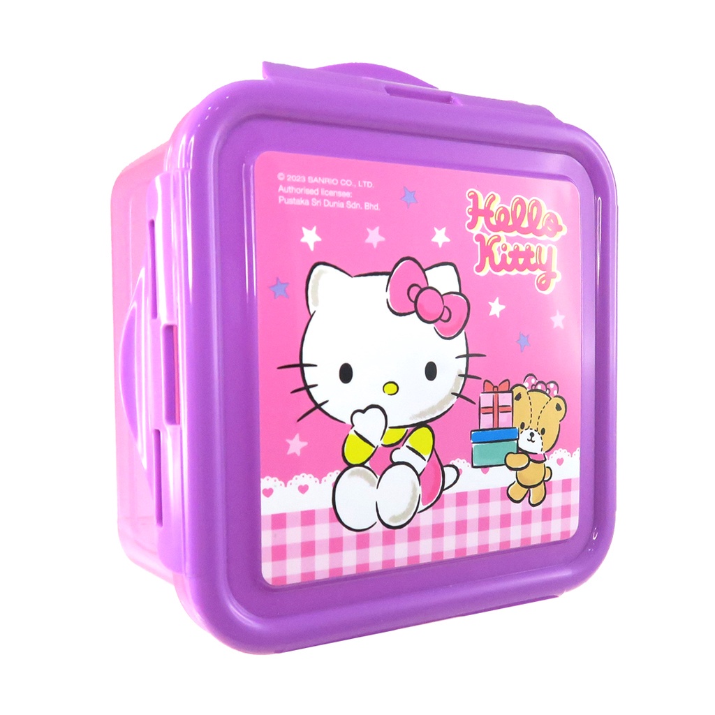 Hello Kitty Bear Square Lunch Box (8398) | Shopee Malaysia