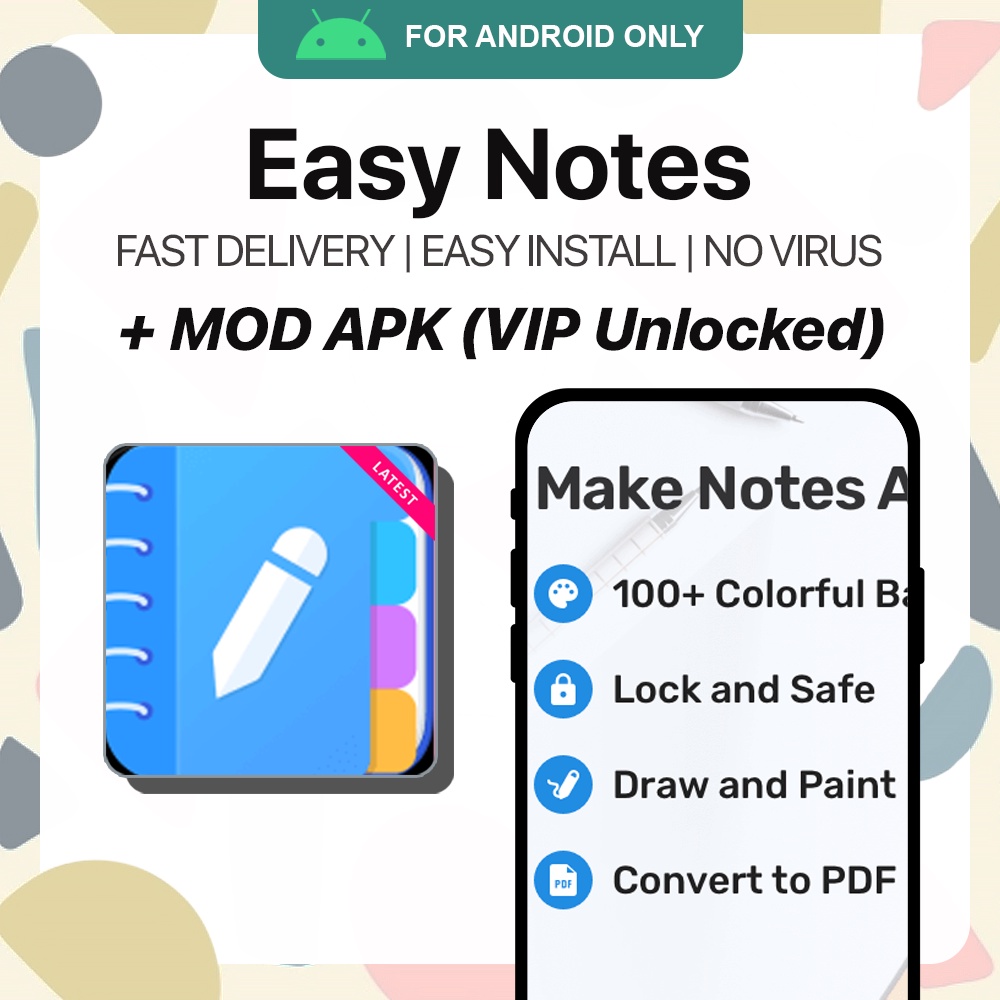 Easy Notes ⚡ Latest 2024 ⚡ Lifetime Premium ⚡ Android APP ...