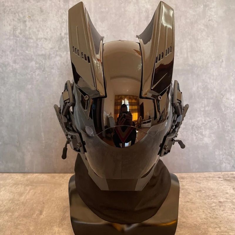 Cyberpunk Mask Trendy cosplay Accessories Unique Dark Role-Playing ...