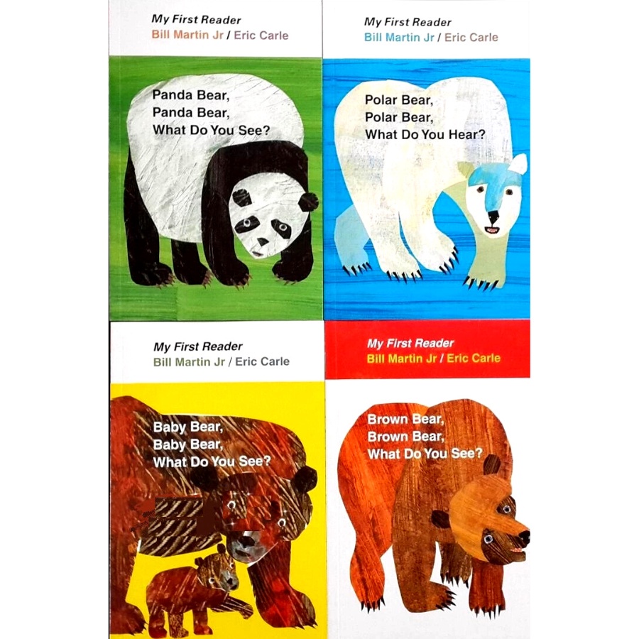 Books - Brown Bear What do you see? Set Of 4 Books | Shopee Malaysia