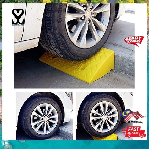 CAR STEP RAMP Heavy Duty Garage/Curb Car Ramps Heavy Duty Rubber ...