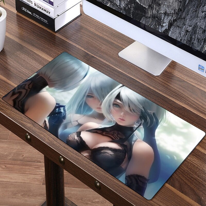 80x30cm Mouse Pad Sexy Anime Speed Gaming Gamer Nier Automata Yorha Mousepad For Office Pc