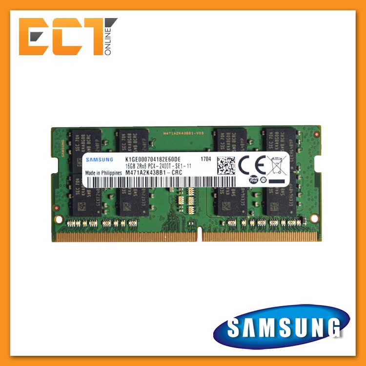 Samsung 8GB 1Rx8 PC4-2400T PC4-19200 DDR4-2400Mhz 260Pin 1.2V SODIMM Laptop  Memory RAM