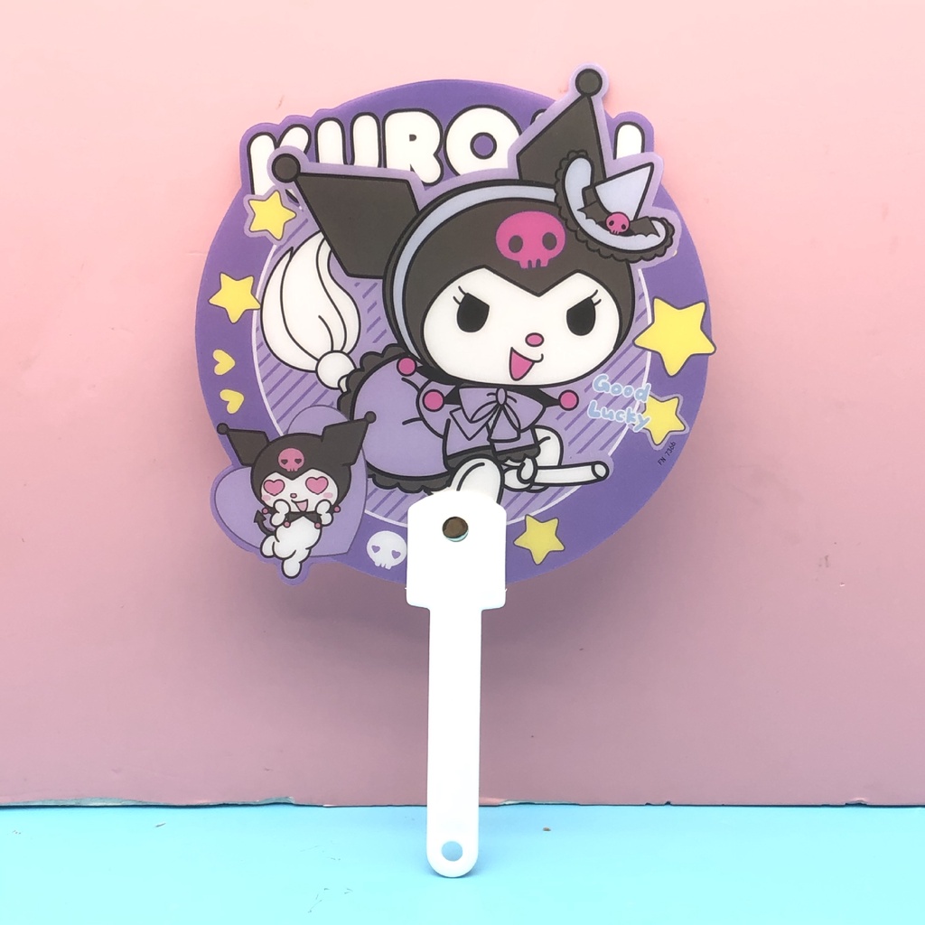 Sanrio fan Sanrio fan Sanrio Kuromi Corn Dog Small fan Children Baby ...