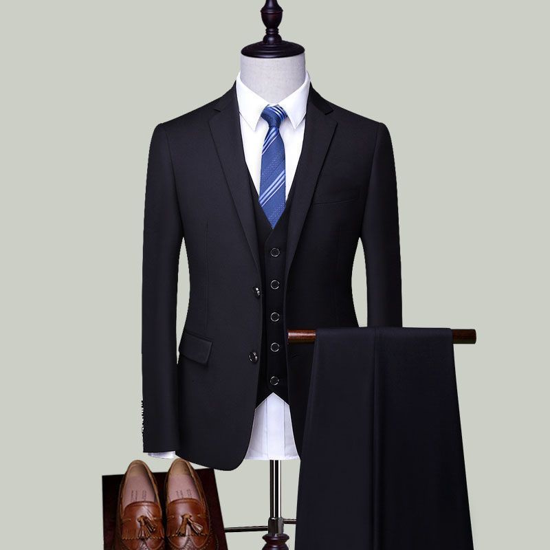 mensuit premium suit men's full set of business professional dress men ...