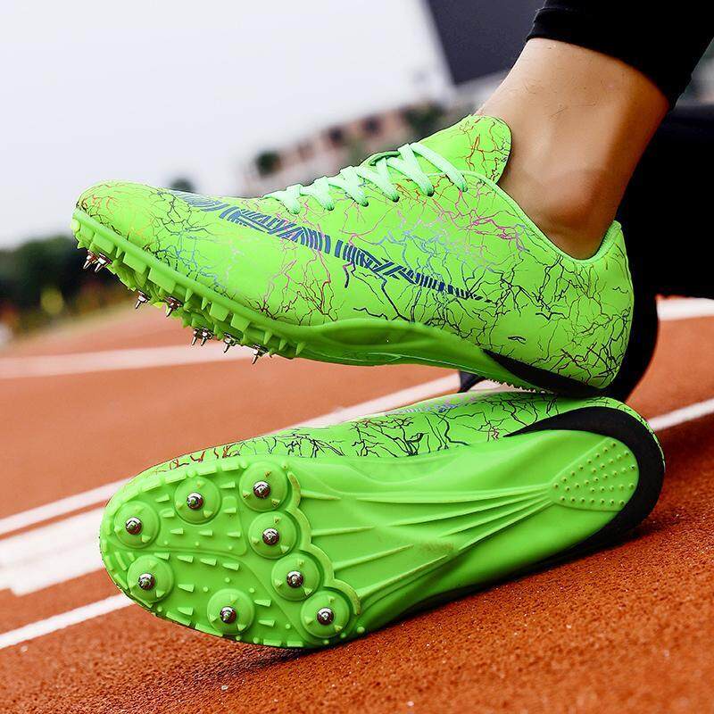track and field spike shoes men women kids students running shoes sport track shoes spikes plus size dwox 6size sinice Shopee Malaysia
