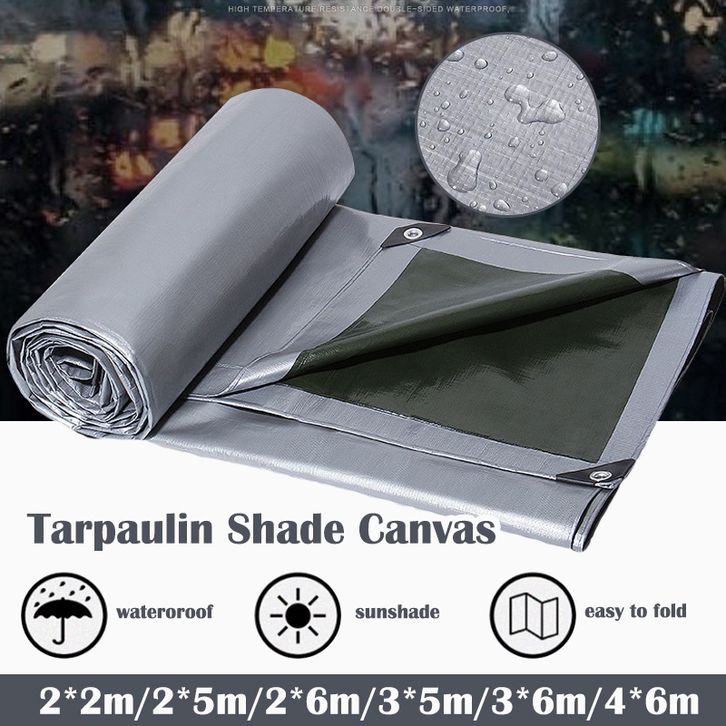 Tarpaulin Canvas Canopy Sunshade Insulation Tarp Tarpaulin Rainproof