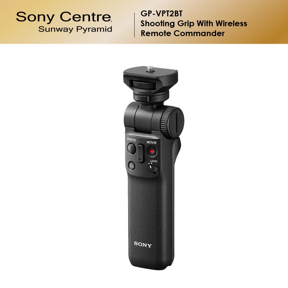 Sony - Shooting Grip with Wireless Remote Commander on sale - Black