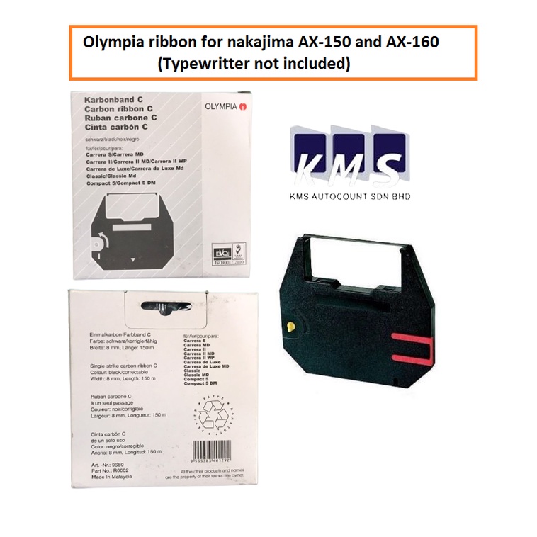 Olympia ribbon for nakajima AX-150 and AX-160 | Shopee Malaysia