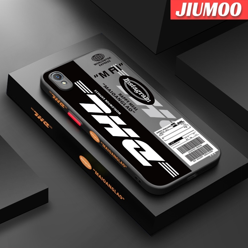 For VIVO Y1s Y91C Case Fashion Tide Cool Pattern Thin Frosted ...