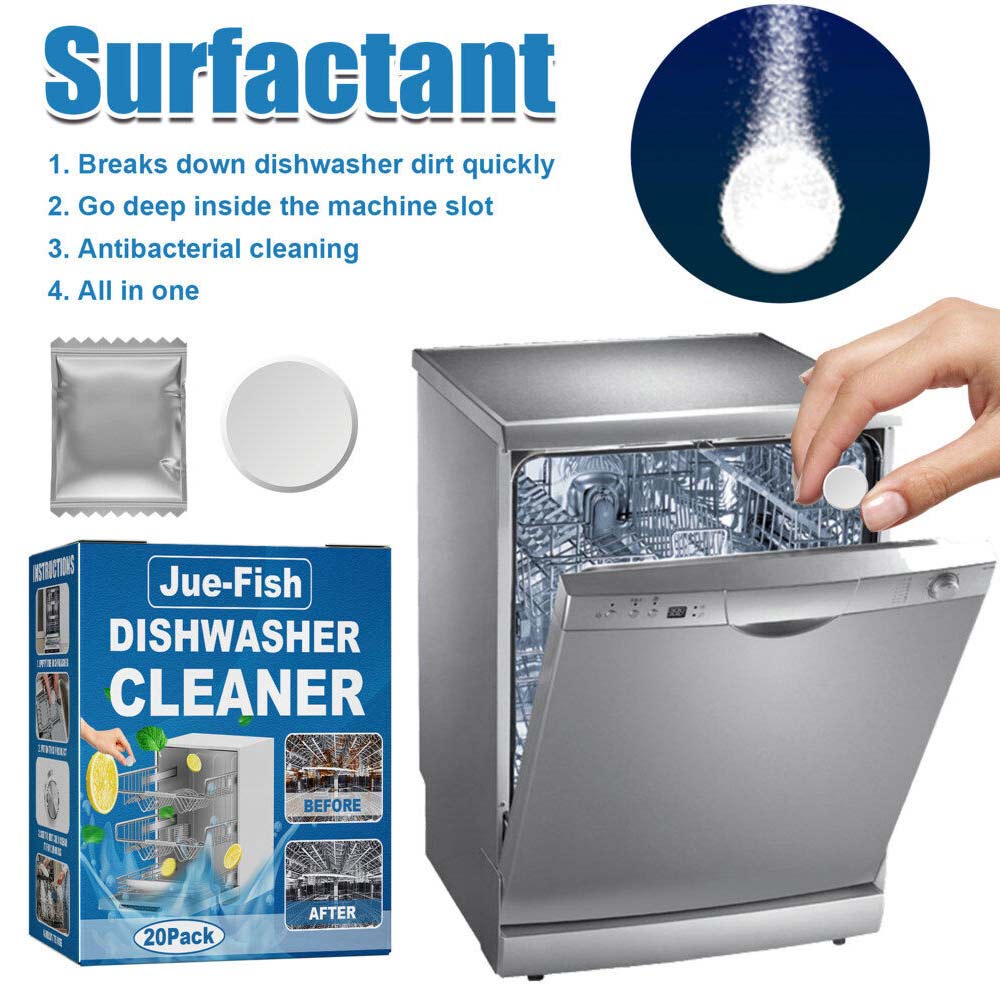 20Packs Dishwasher Tablet,Dishwasher Cleaning Tablets Removes Limescale