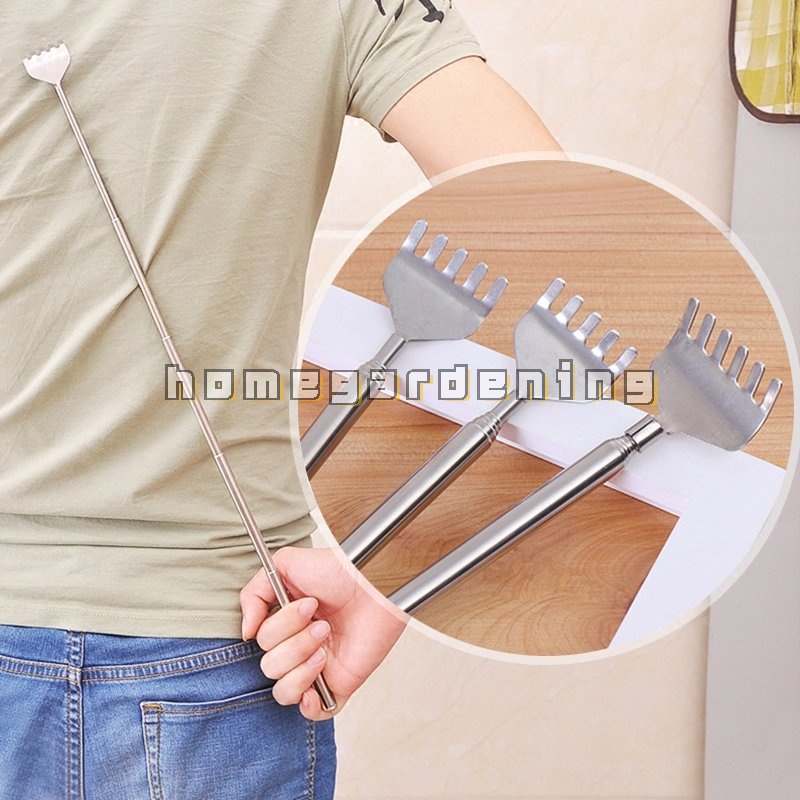 Back Scratcher Portable Massager Stainless Steel Telescopic Adjustable ...