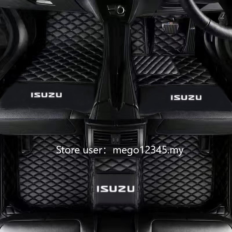 ISUZU DMAX car mats Right hand drive Car Mat Carpet Karpet Leather Car