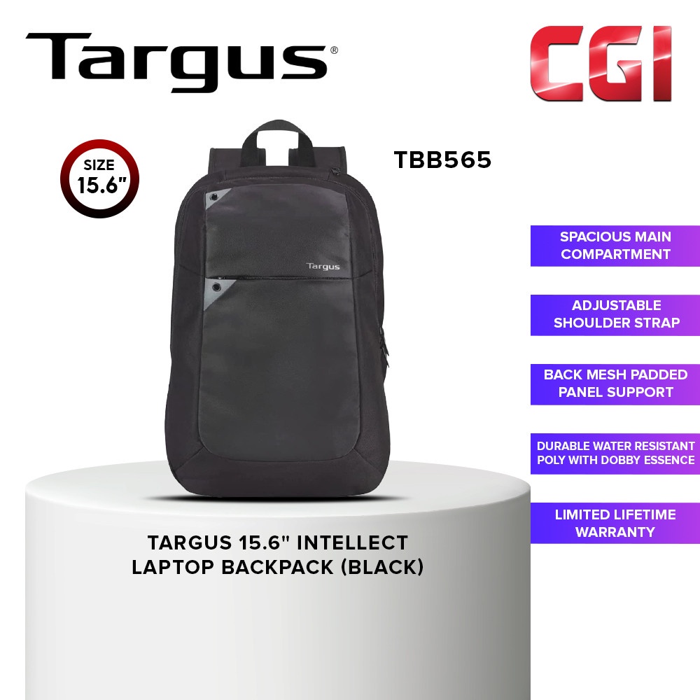 Targus intellect 15.6 laptop backpack black deals