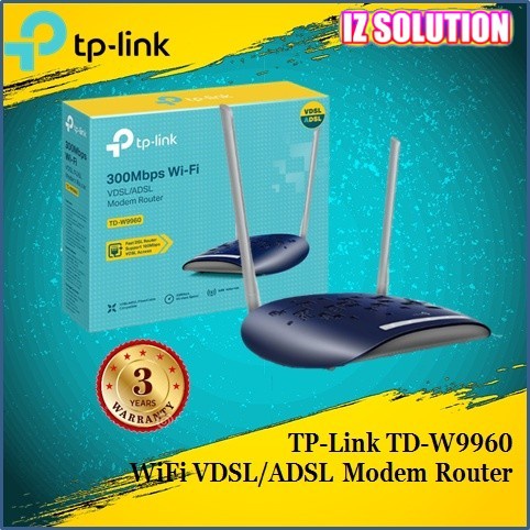 TP-Link TD-W9960 AC1200 Wi-Fi VDSL/ADSL Modem Router | Shopee Malaysia