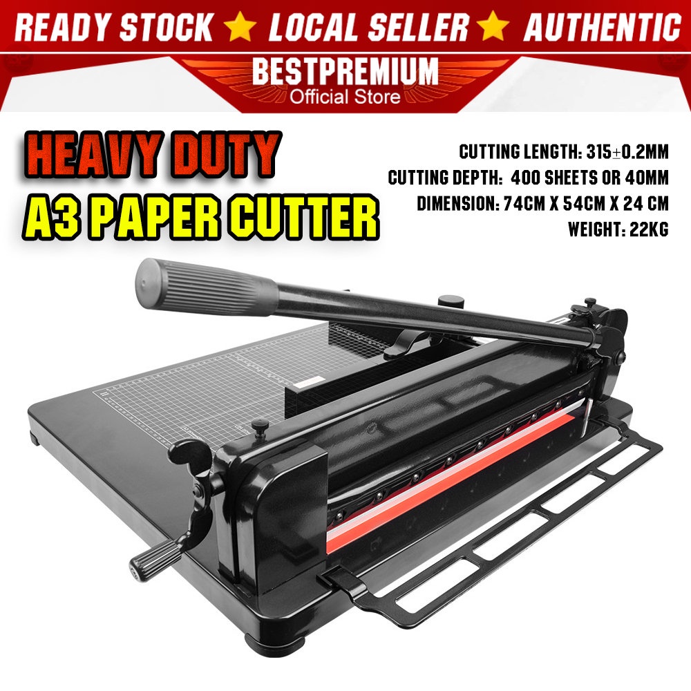 GEOMASTER A4 HEAVY DUTY PAPER CUTTER / STAINLESS STEEL CUTTER