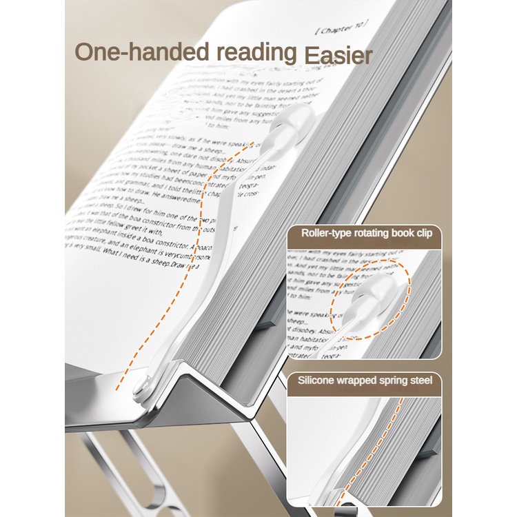 Reading Frame Reading Rack Adjustable Bookshelf Portable Book Stand ...