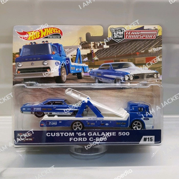 Ford Hot Wheels Team Transport Custom 64 Galaxie 500d C 800 Hotwheels Els79 Shopee Malaysia 7587