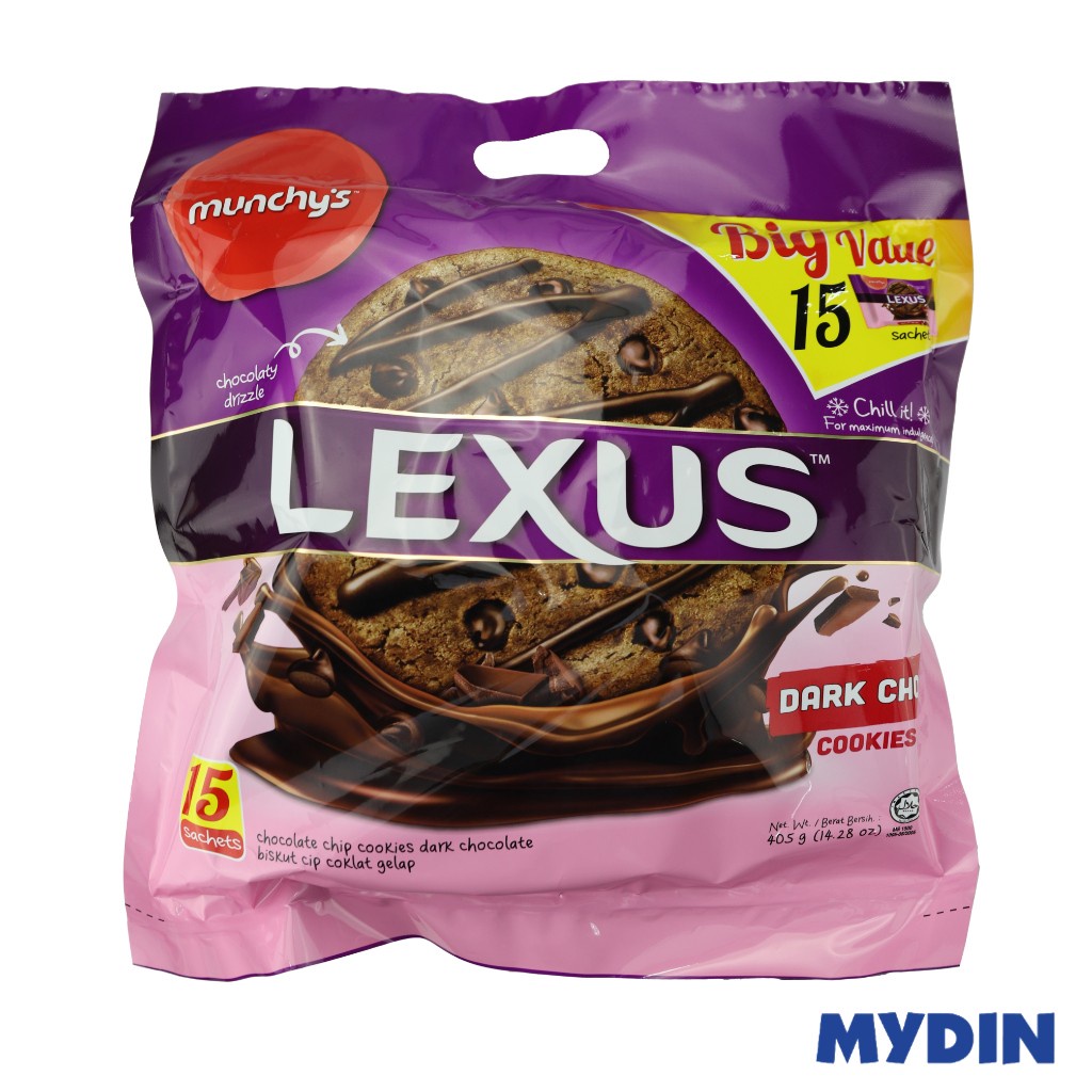 Munchys Lexus Cookies (405g) Dark Chocolate Shopee Malaysia