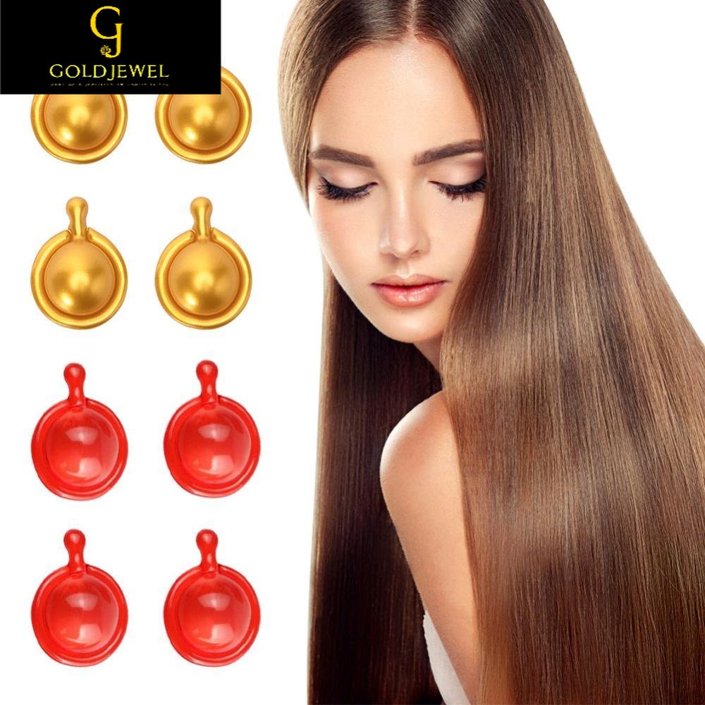 [MJ] 5pcs Silky Smooth Hair Vitamin Capsule Keratin Oil Hair Serum