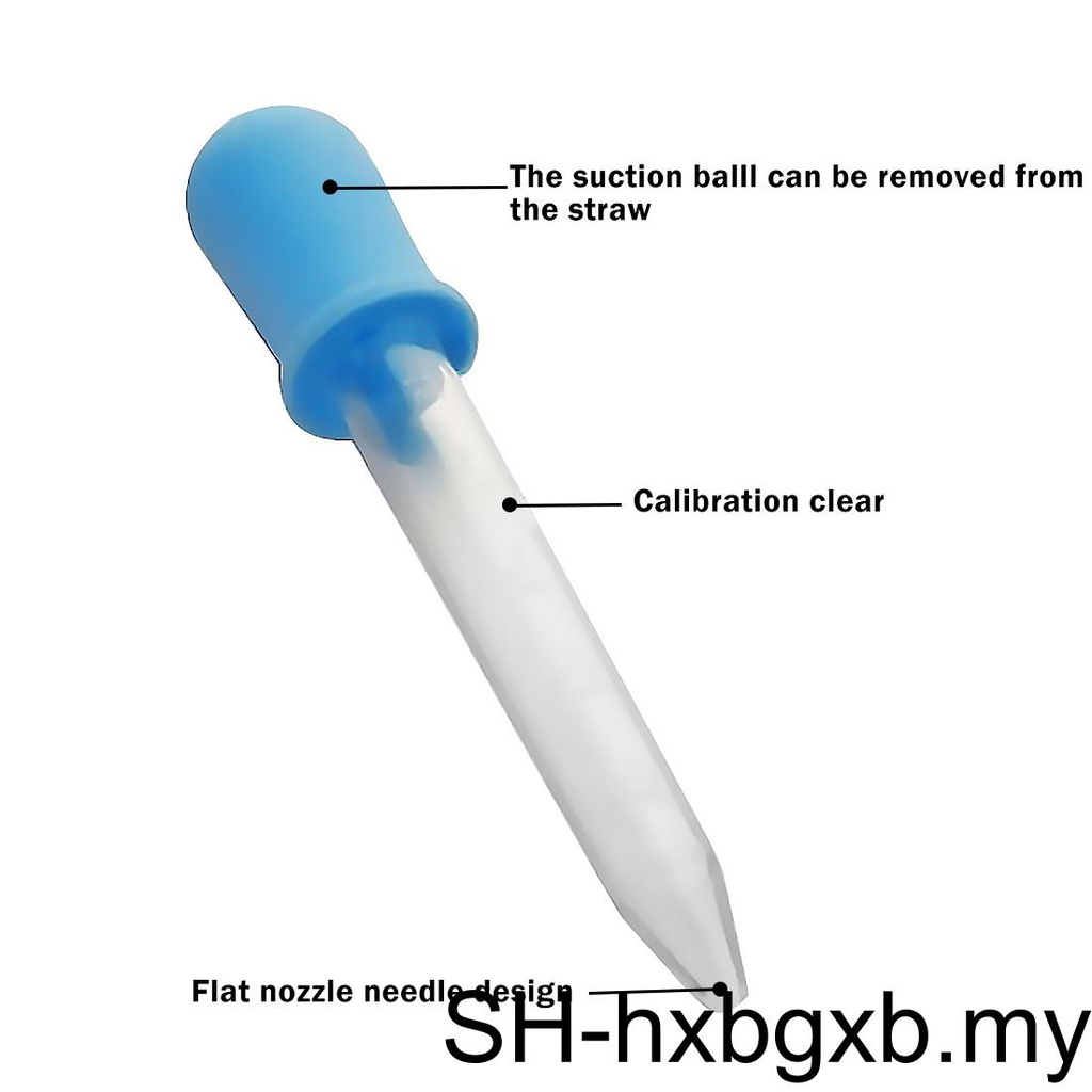 Infant Utensils Silicone Plastic Baby Dropper Spoon Pipette Liquid Food Burette feeding device