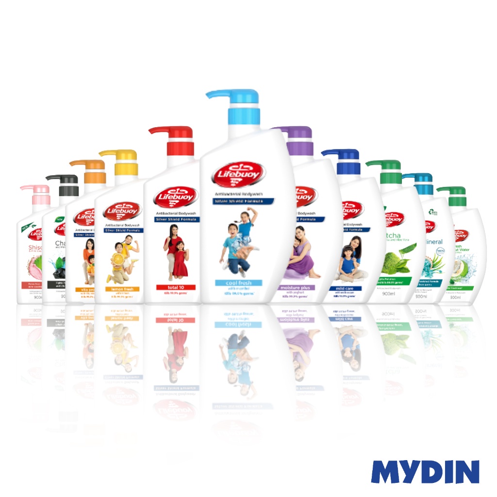 Lifebuoy Antibacterial Body Wash (900ml/950ml) 10 Variants Shopee