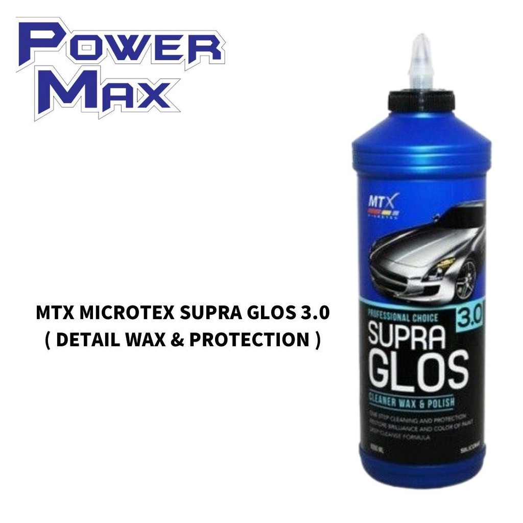 MTX MICROTEX SUPRA GLOS 3.0 DETAIL WAX & PROTECTION 500ML | Shopee Malaysia