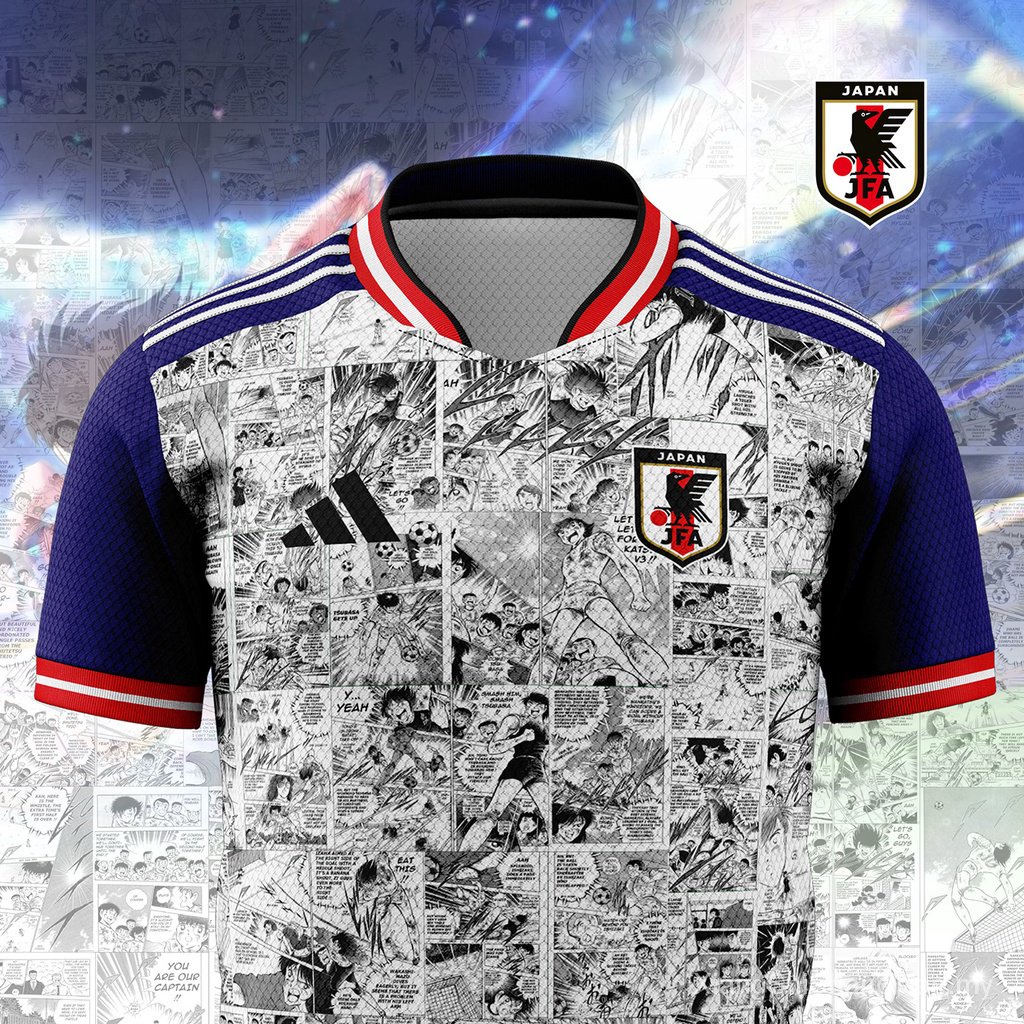 Jersey shirts Japan Jersey Anime World Cup 2022 Samurai Blue home