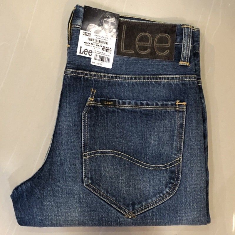 LEE 605 SLIM NARROW SELVEDGE JEANS ( 605-83881 ) | Shopee Malaysia