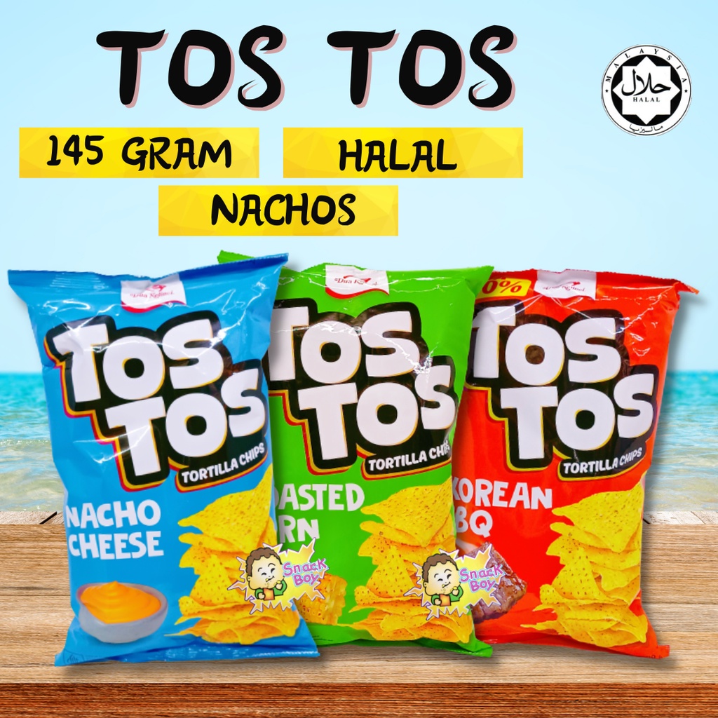 145g Tos Tos Tortilla Chips / Nacho | Shopee Malaysia