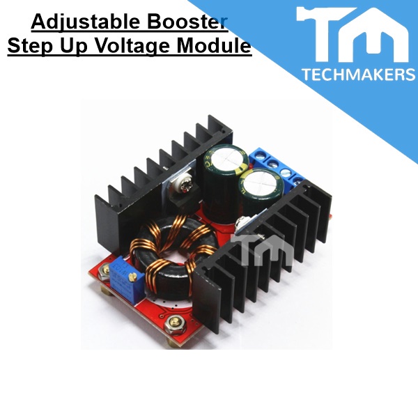 150W DC-DC 10-32V To 12-35V Adjustable Booster Step Up Voltage Module Peak 16A Voltage Regulator Module Boost Converter