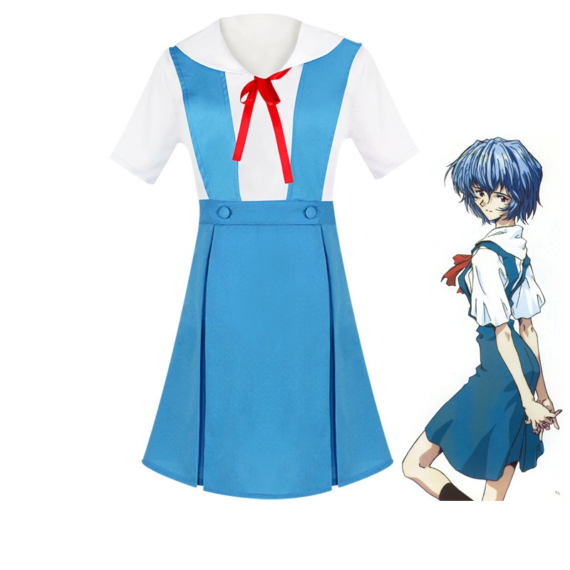 New Century Evangelion Ayakari Akira Cosplay School Uniform Anime ...