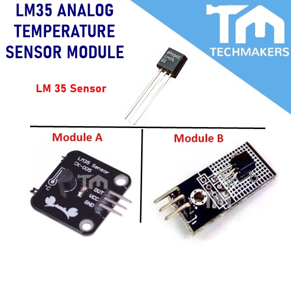 LM35 Analog Temperature Sensor Module/Precision | Shopee Malaysia