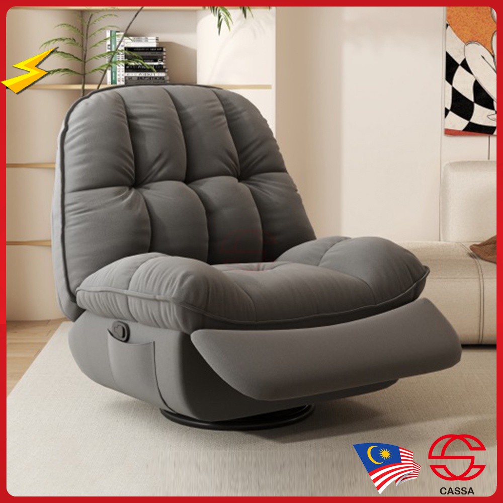 Cassa Flabby Fabric Recliner Armchair Lounge Chair Sofa Reclining