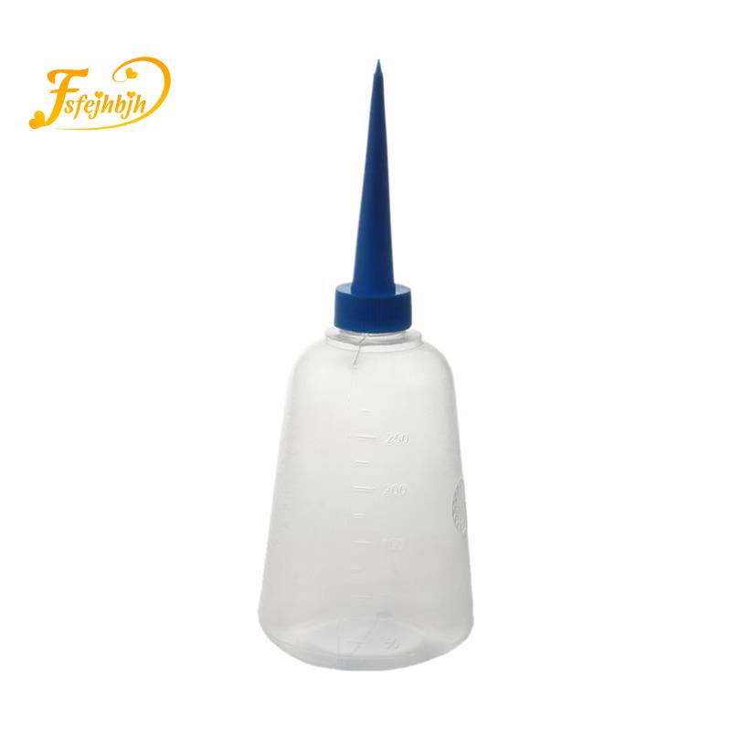 250ml Clear White Blue Plastic Liquid Glue Applicator Bottle Shopee