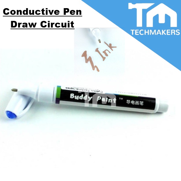 6ml Conductive Ink Pen Instantly DIY Circuit Design Drawing Electronic PCB Repair Student Learning Kit Educational STEM