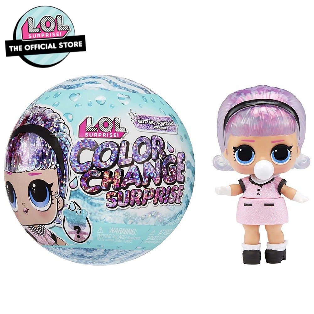 LOL Surprise Glitter Color Change Dolls With 7 Surprises Shopee Malaysia