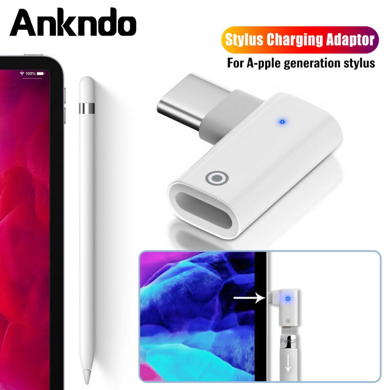 Ankndo Aple Pencil Adapter, Lighting/Type-C interface, suitable for ...